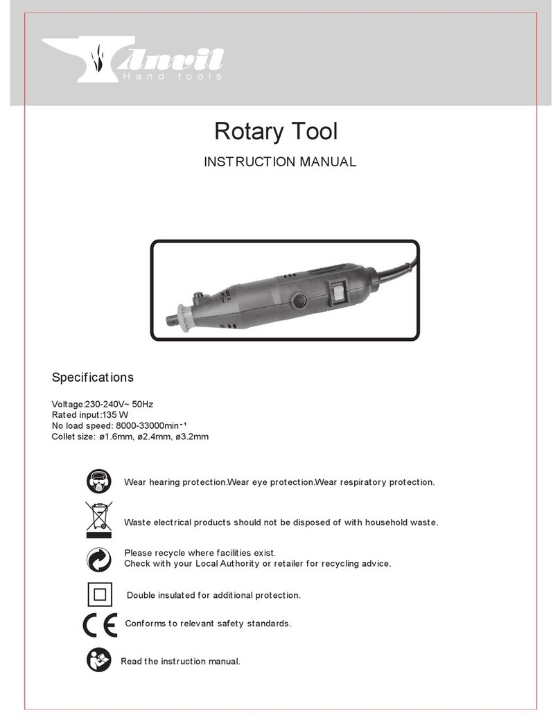 Anvil AV-RT119 instruction manual