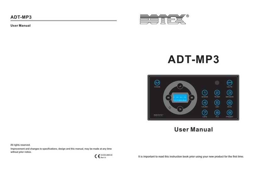 Botex ADT-MP3 user manual