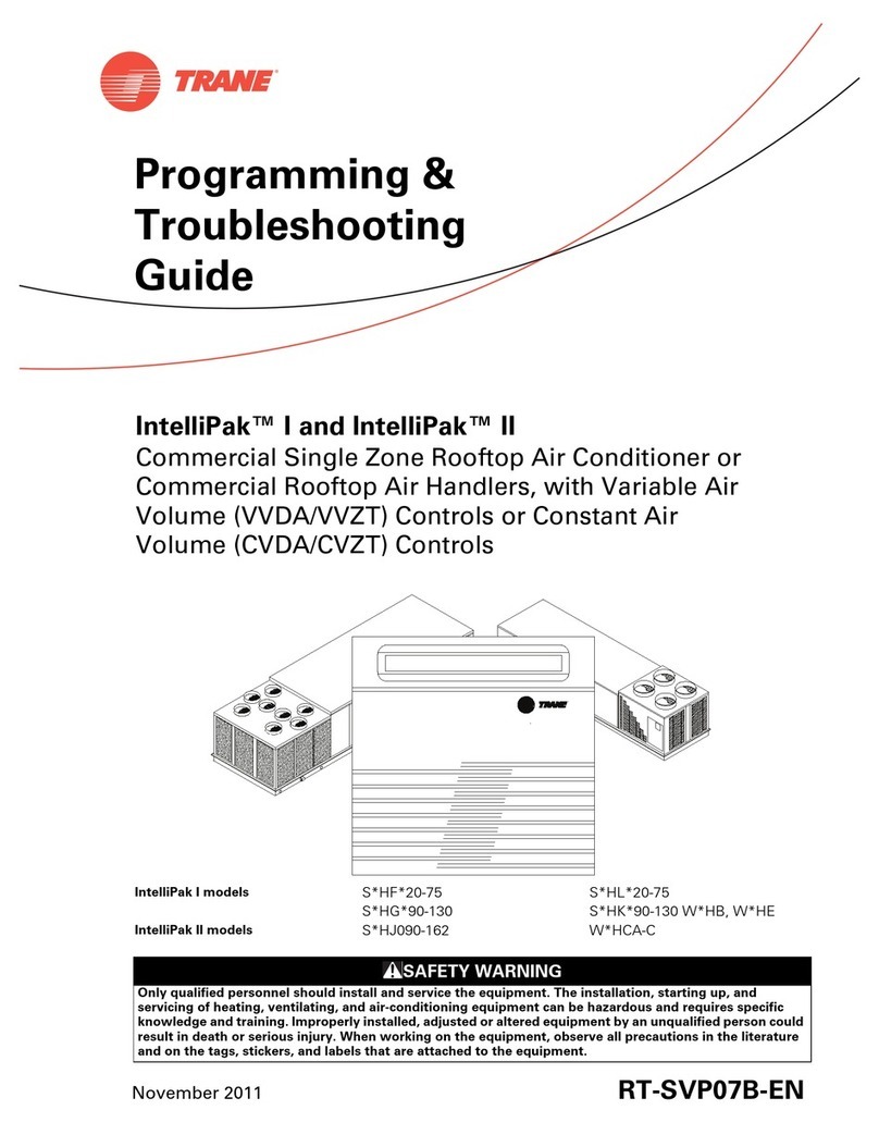 Trane S*HF*20-75 User manual Trane S*HF*20-75 User manual