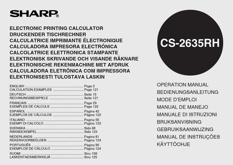 Sharp CS-2635RH Installation manual