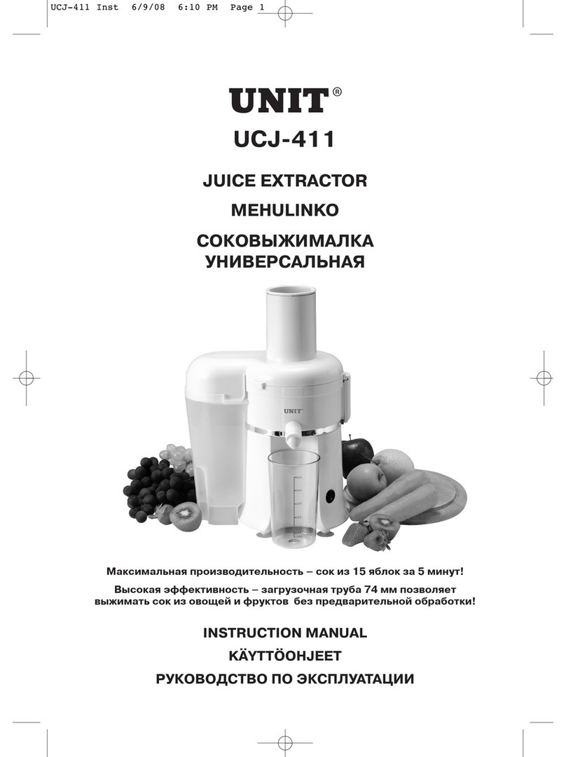 Unit UCJ-411 instruction manual