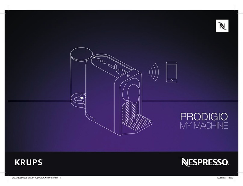 Nespresso PRODIGIO C70 instruction manual