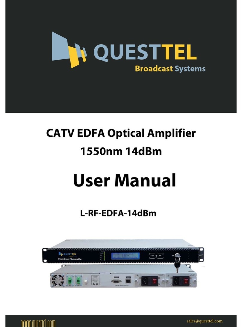 Questtel L-RF-EDFA-14dBm User manual