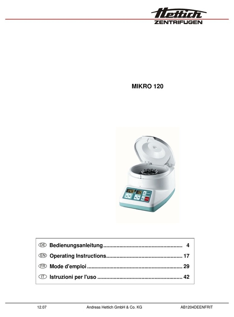 Hettich 1204-01 User manual