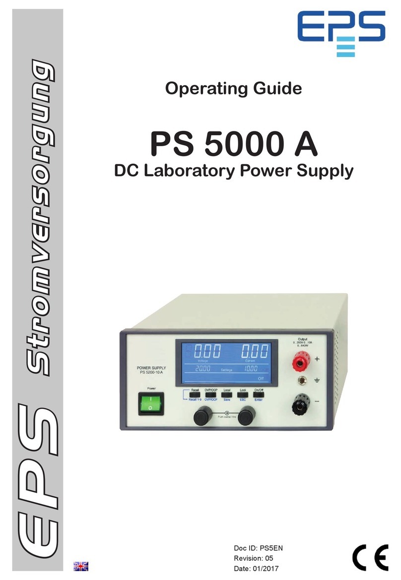 EPS Stromversorgung PS 5040-10 A User manual