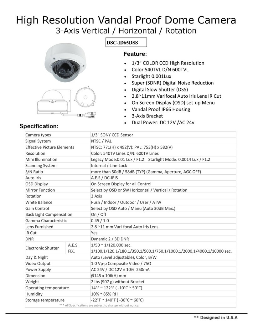 DSC DSC-ID65DSS manual