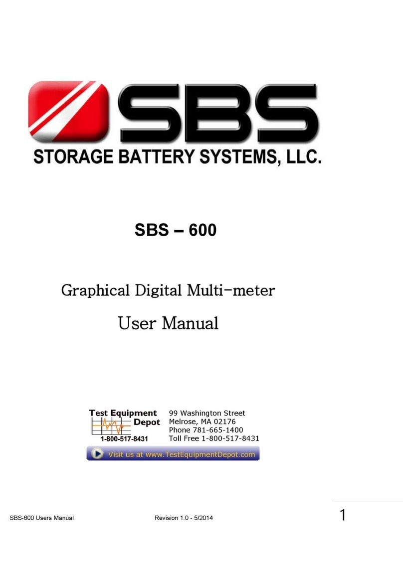 SBS 600 user manual