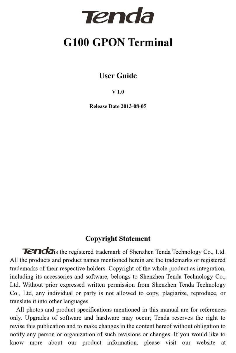 Tenda G100 user guide
