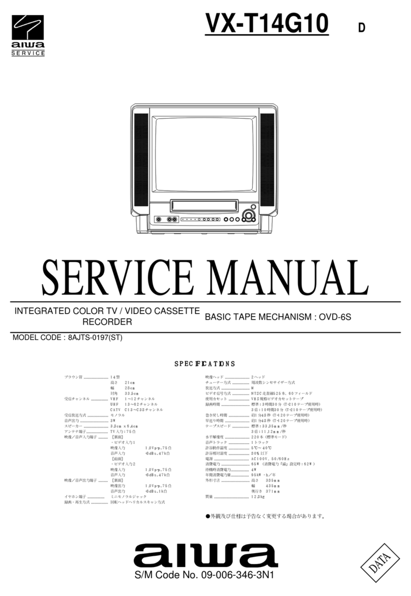 Aiwa VX-T14G10 User manual Aiwa VX-T14G10 User manual