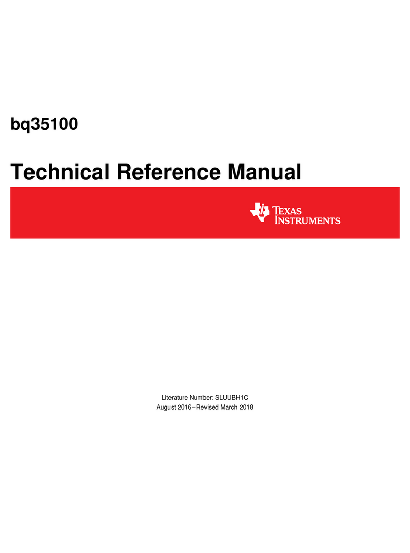 Texas Instruments bq35100 Technical reference manual