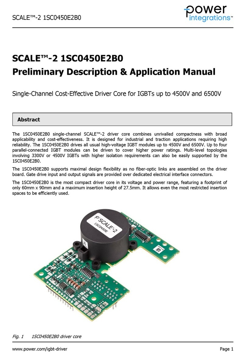 Power integrations Scale-2 1SC0450E2B0 Applications manual