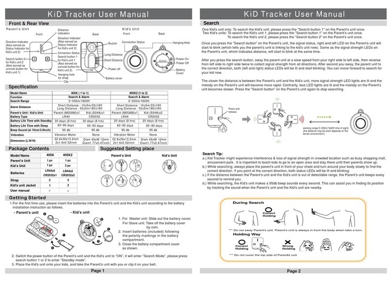 Ardi KiD Tracker 405K user manual