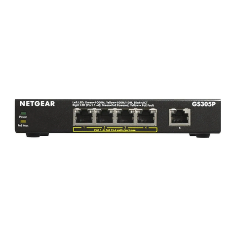 NETGEAR GS305P User manual NETGEAR GS305P User manual