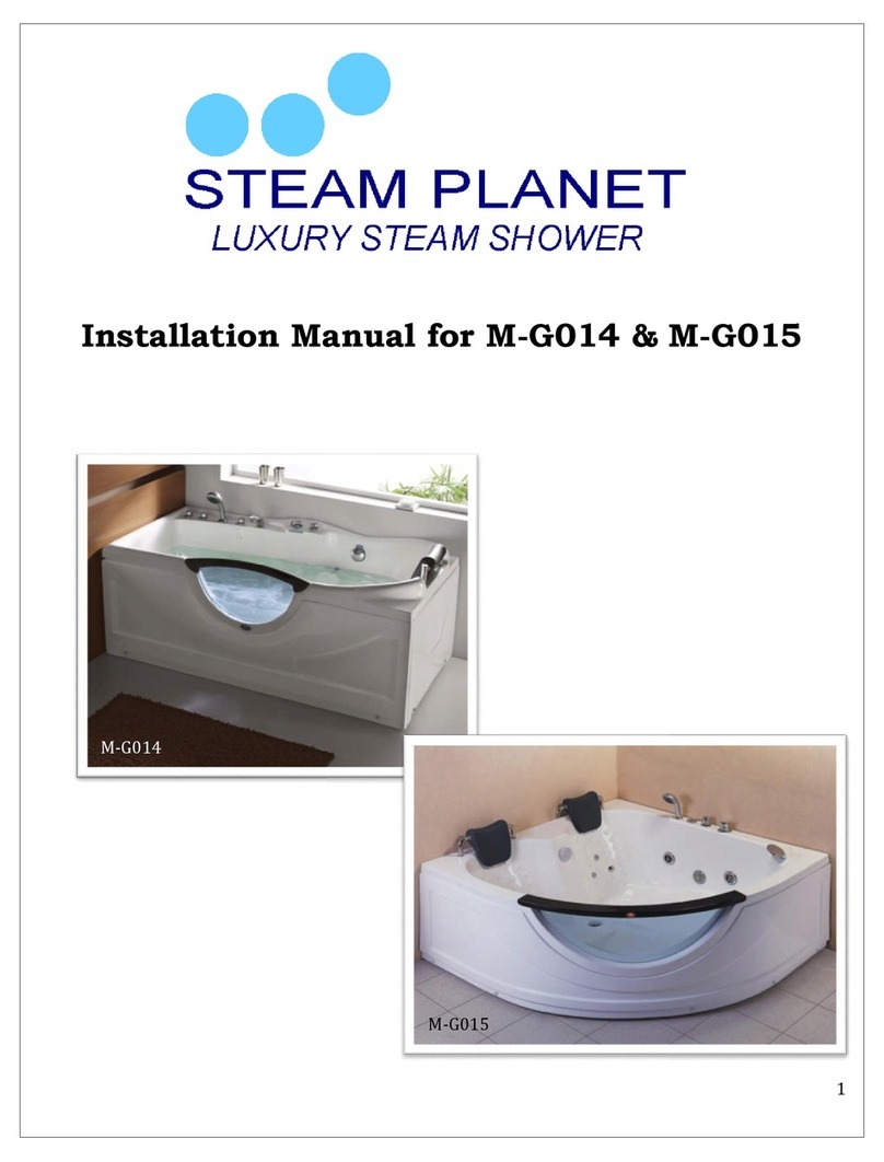 Steam Planet M-G014 installation manual