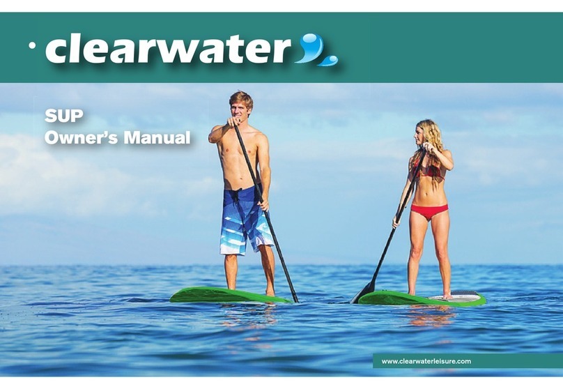 Clear Water SUP owner's manual Clear Water SUP owner's manual