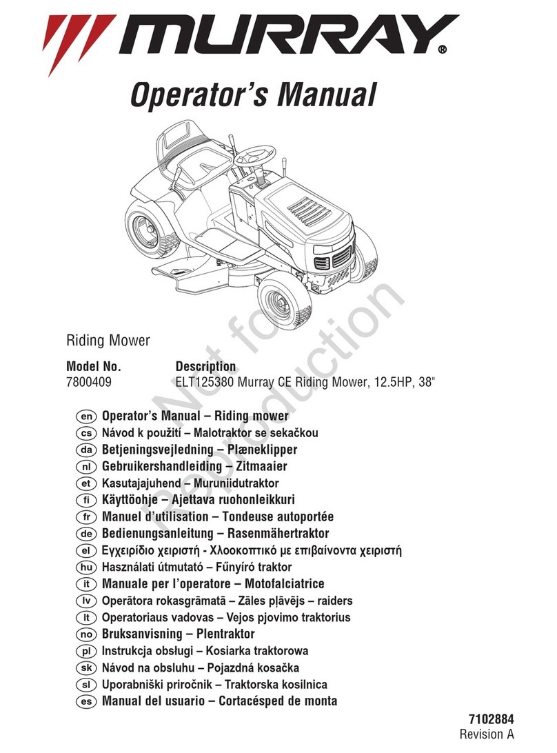 Murray 7800409 User manual
