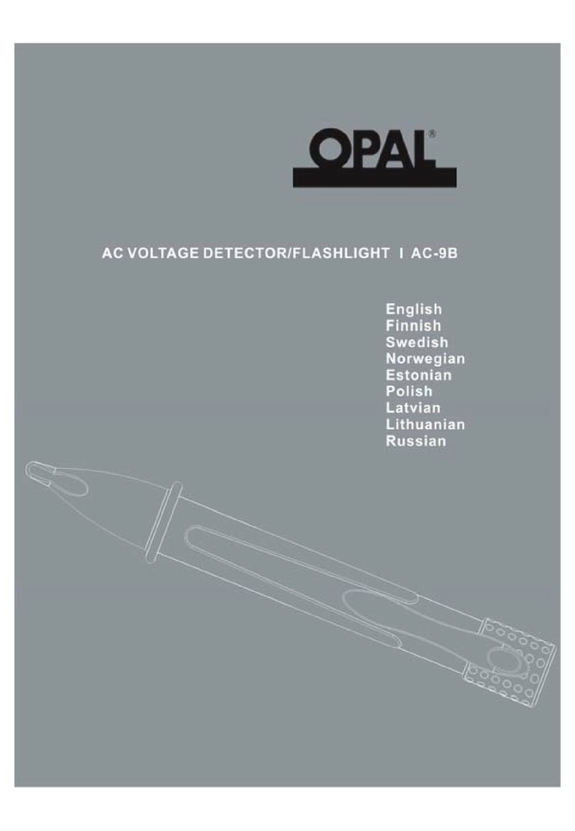 Opal AC-9B instruction manual