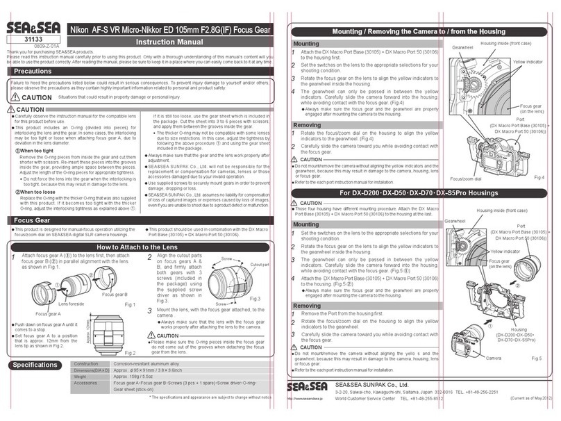Sea & Sea 31133 User manual