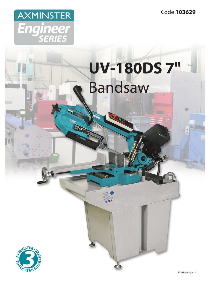 Axminster UV-180DS User manual