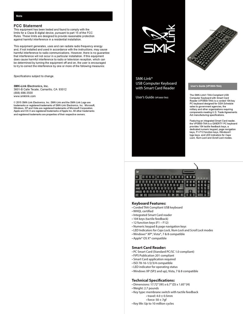 SMK-Link VP3800-TAA user guide