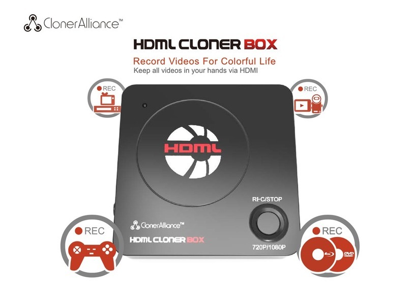 Cloner Alliance HDML-Cloner Box user manual