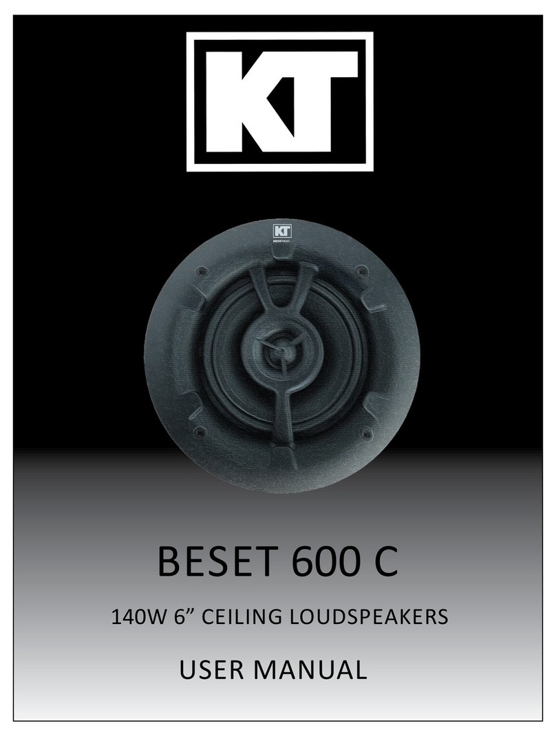 KT BESET 600 C user manual