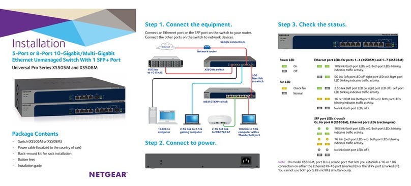 NETGEAR Universal Pro XS508M installation guide