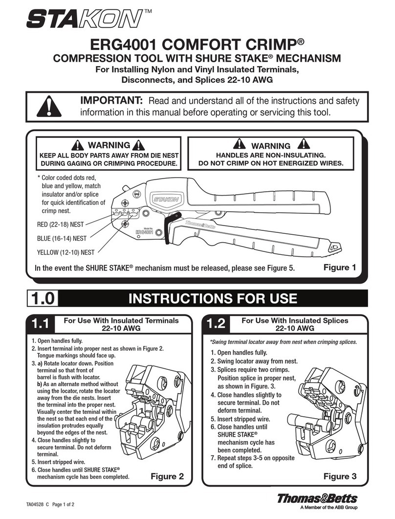 Stakon ERG4001 COMFORT CRIMP Instructions for use
