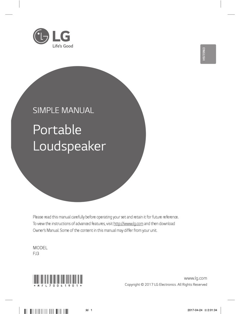 LG FJ3 Simple manual