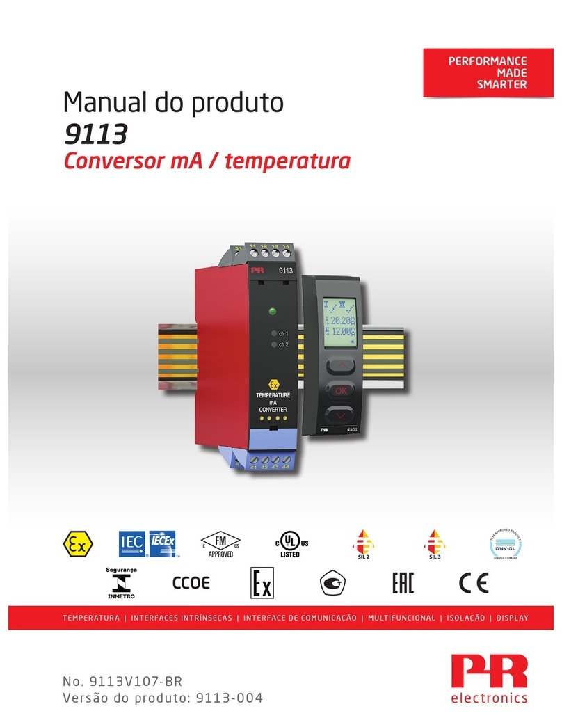 PR electronics 9113Bx product manual PR electronics 9113Bx product manual