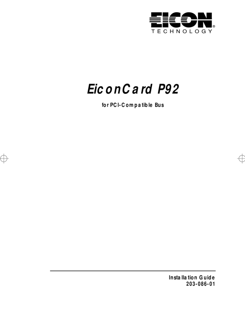 Eicon EiconCard P92 installation guide