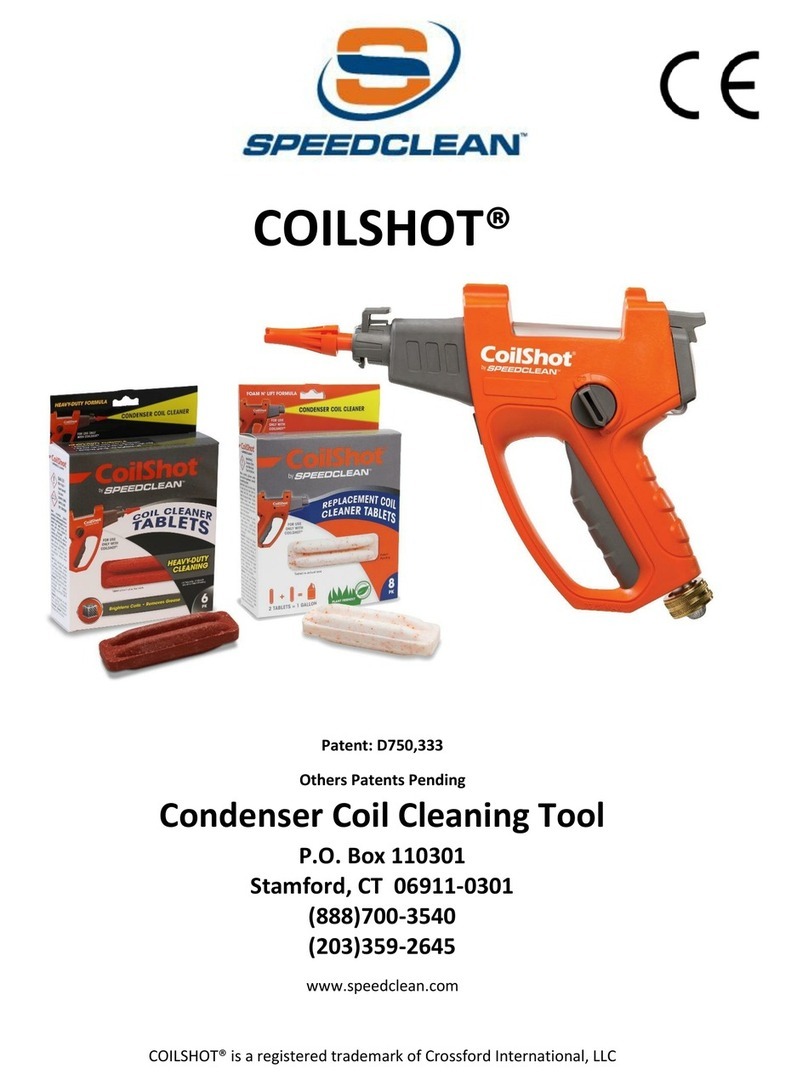 Speed Clean COILSHOT SC-CS-100 manual