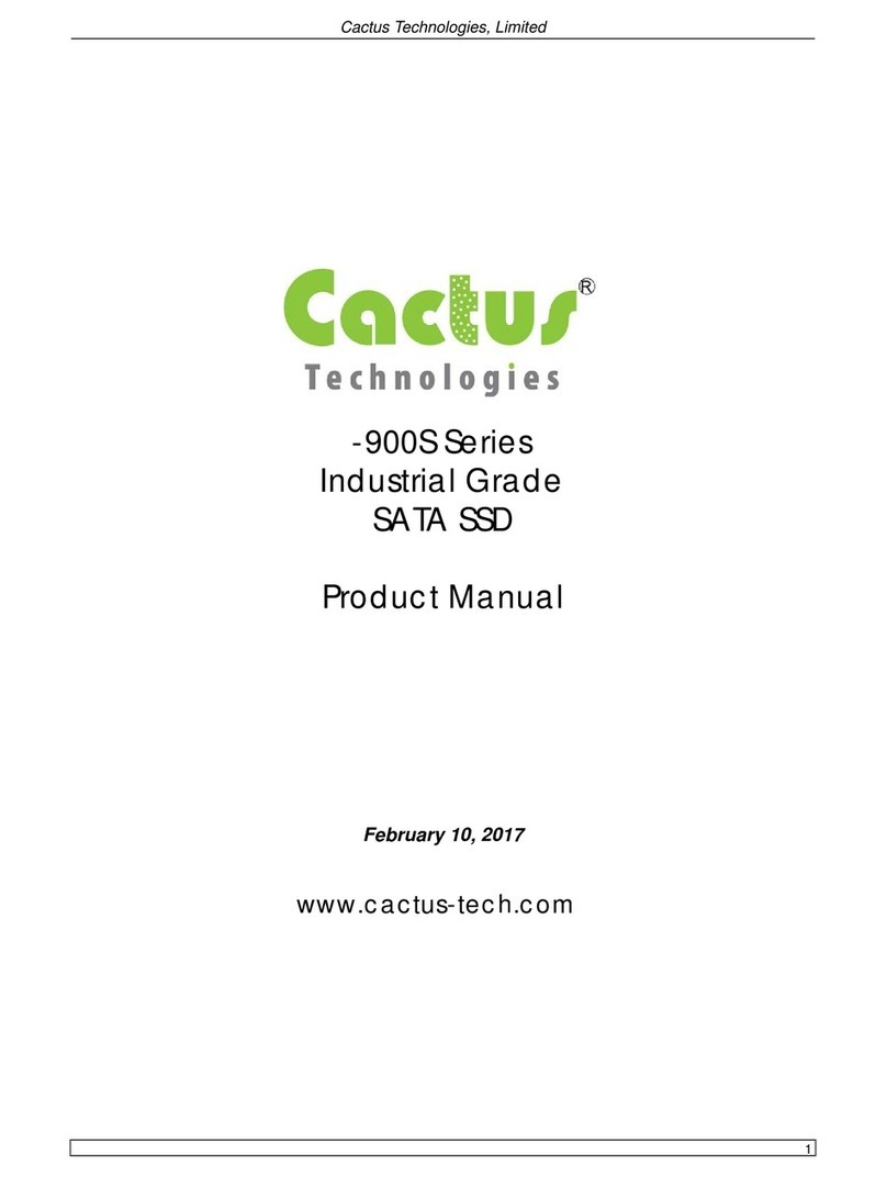 Cactus 900S Series product manual