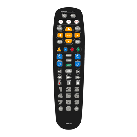 URC UR3L-SR4 User manual