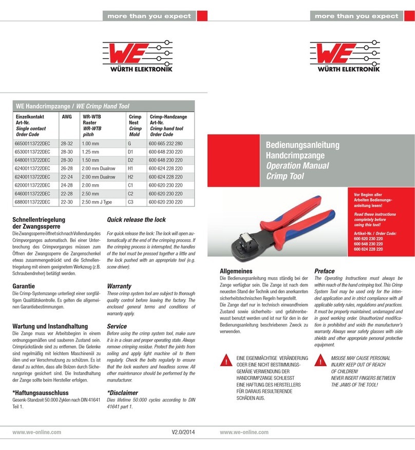 Wurth Elektronik 600 648 230 220 User manual
