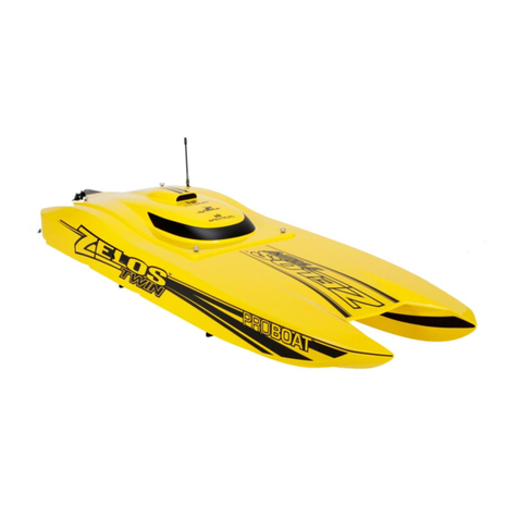 Pro Boat Zelos Twin User manual