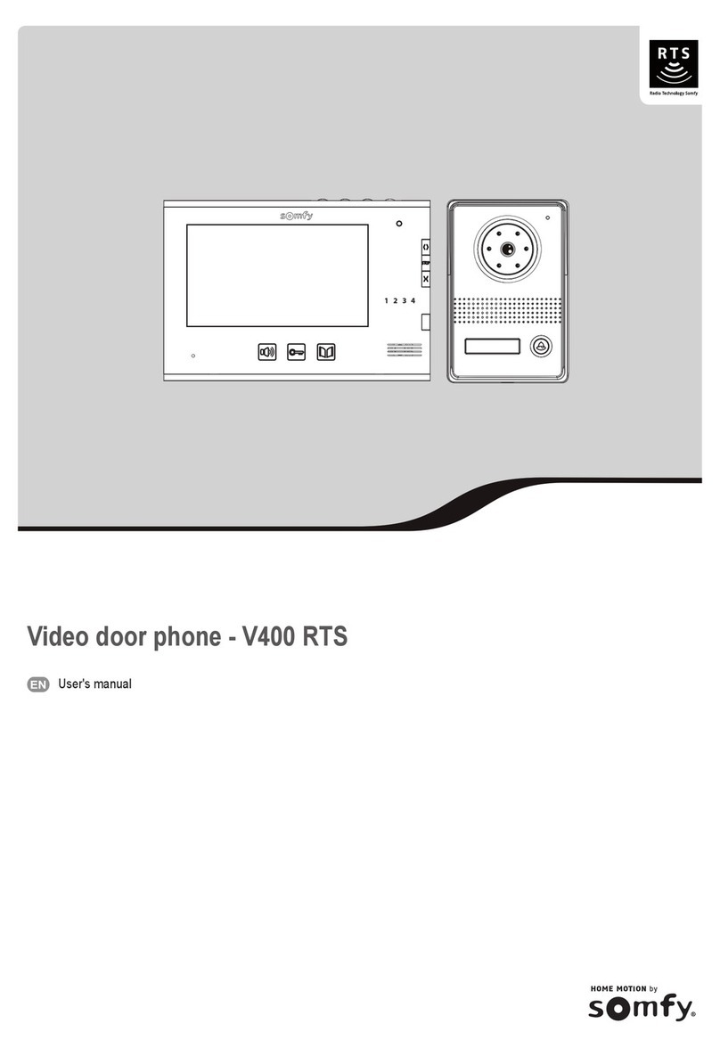 SOMFY V400 RTS User manual
