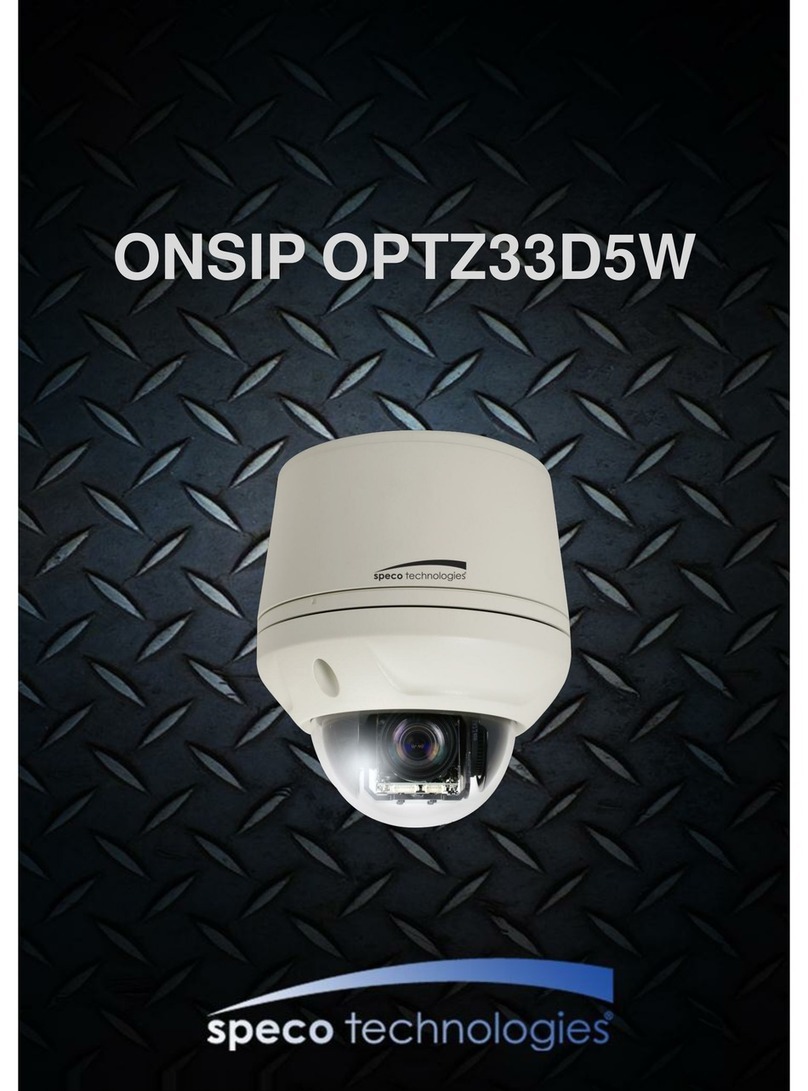 Speco OPTZ33D5W User manual