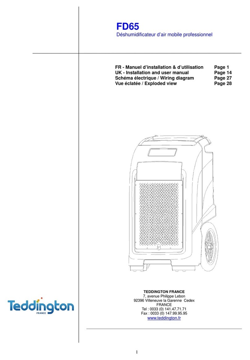 Teddington FD65 Installation and user manual