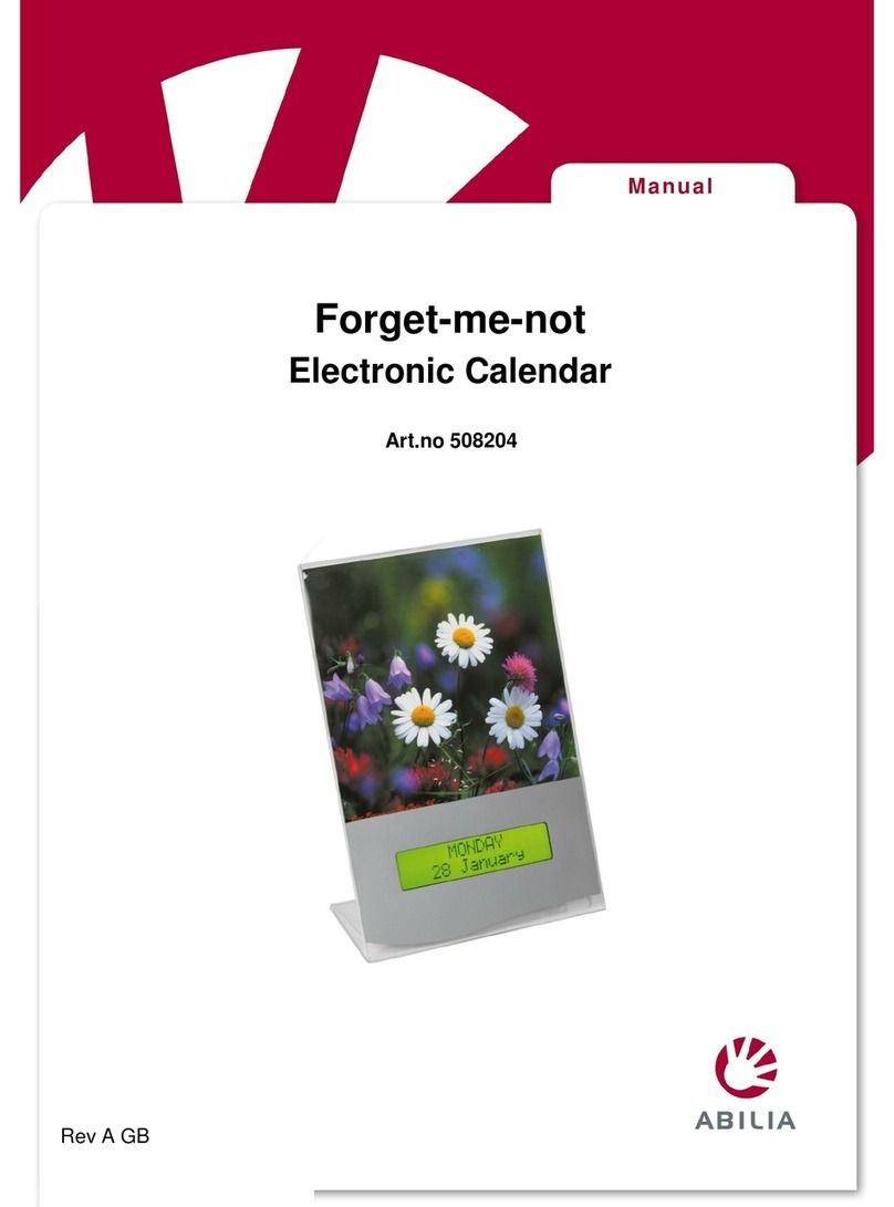 Abilia Forget-me-not manual