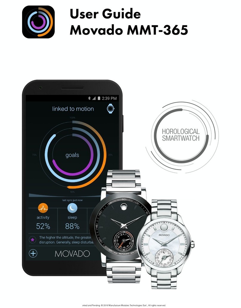 Movado MMT-365 user guide