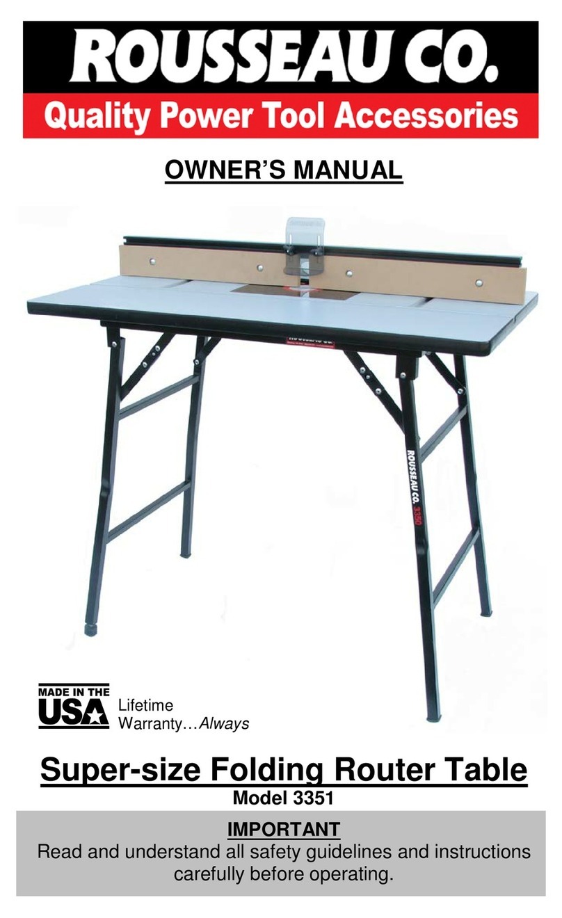 Rousseau 3351 owner's manual