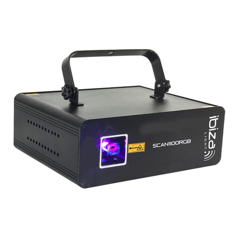 Ibiza SCAN500RGB user manual