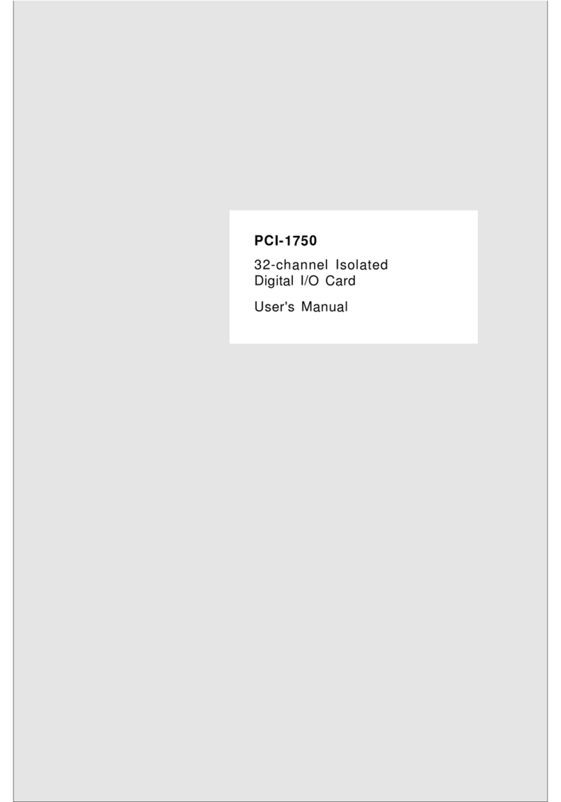 Advantech PCI-1750 user manual