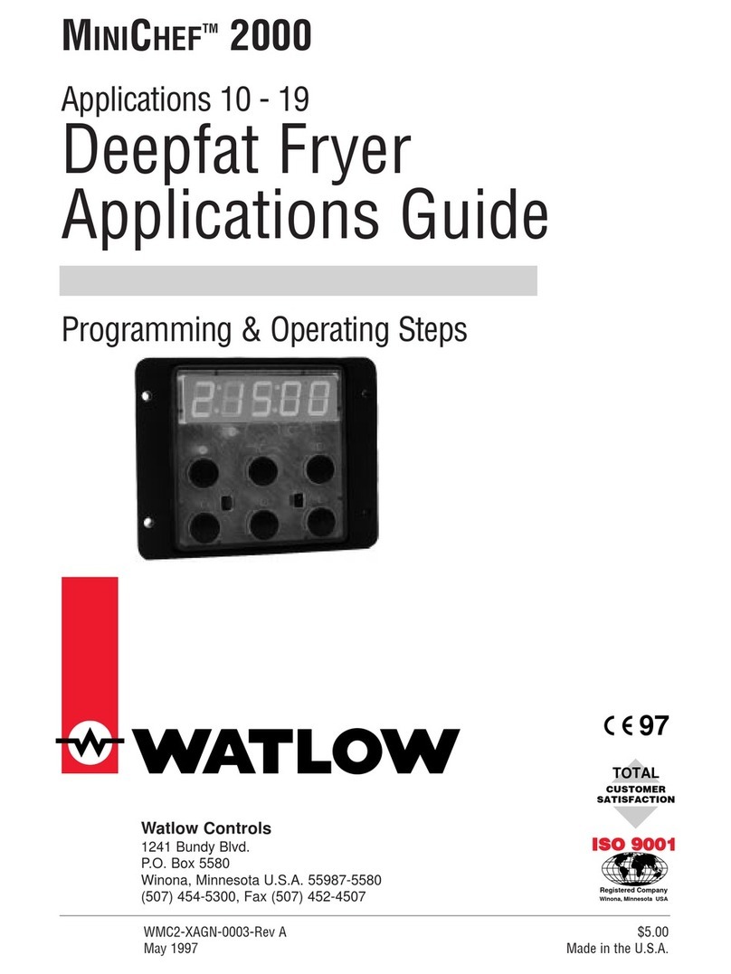 Watlow MINICHEF 2000 Application guide