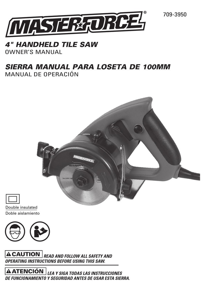 MasterForce 709-3950 owner's manual