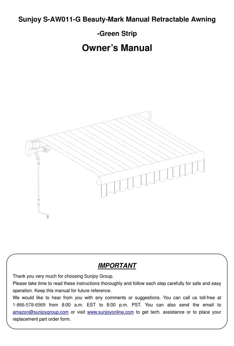 Sunjoy S-AW011-G owner's manual