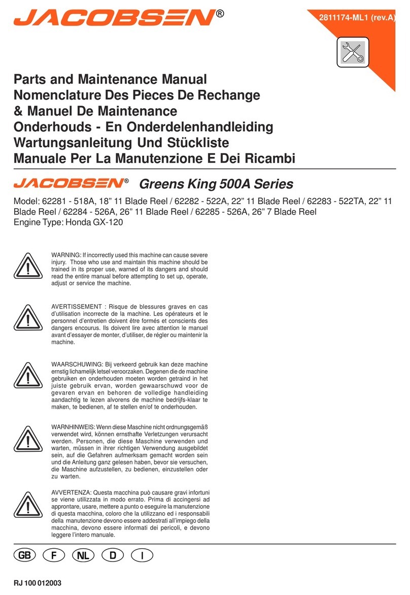 Jacobsen 62282 User manual