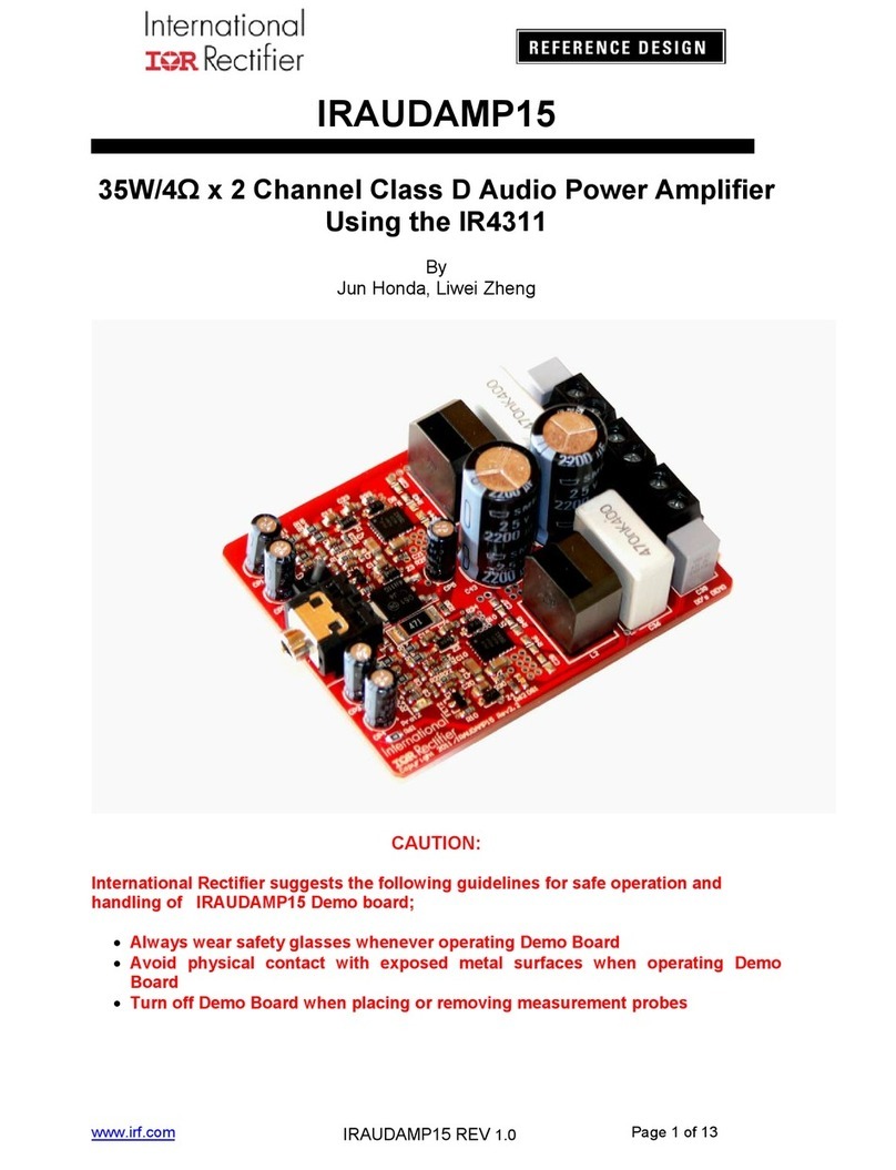 Infineon Technologies IRAUDAMP15 Reference design