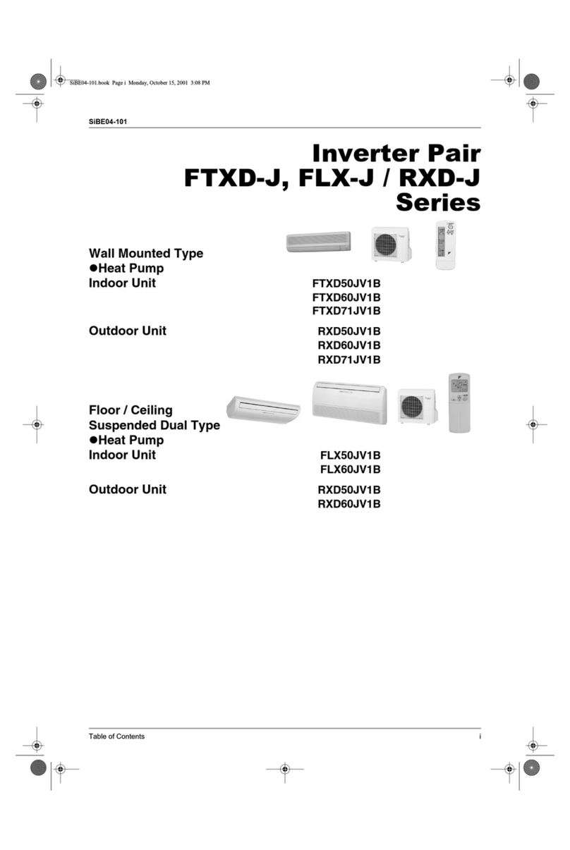 Daikin FTXD60JV1B User manual